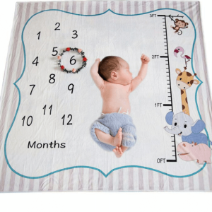 Baby Monthly Milestone And Photography Blanket
