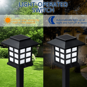 solar light pathway lights (2 pcs)