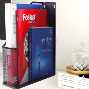mesh metal desk book organiser (1 compartment)
