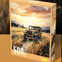 designed puzzle (500pcs)(car)(508x360mm) designed puzzle (500pcs)(car)(508x360mm)