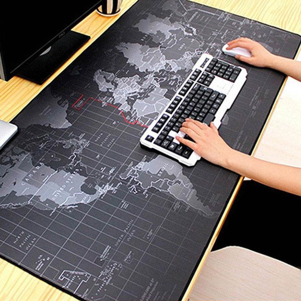 large anti slip world map mouse pad large anti slip world map mouse pad