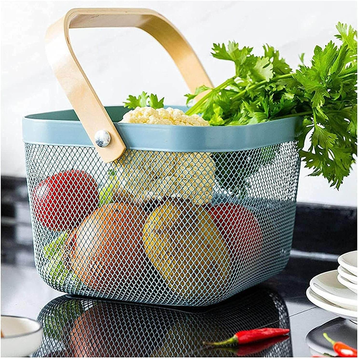 Steel Wire Basket With Handle (Small) - Image 5