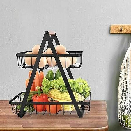 Metal Stack Rack (2 Tier) - Image 3