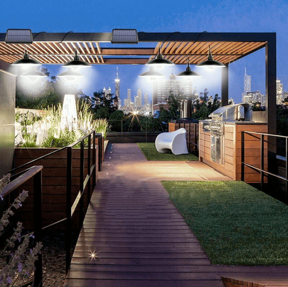Solar LED Hanging Pendant Light Solar LED Hanging Pendant Light - Image 5