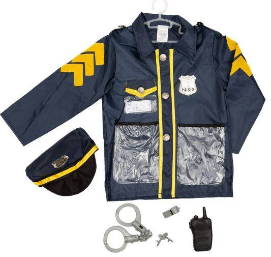 police officer costume for children (3 8 years)