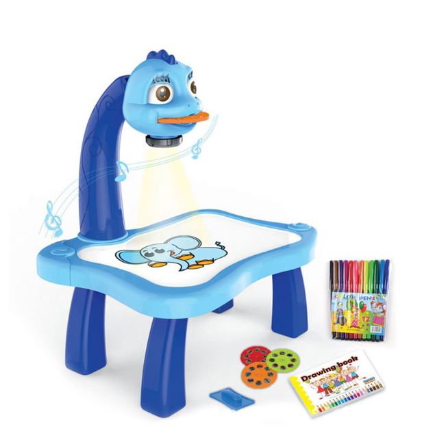 projector painting desk
