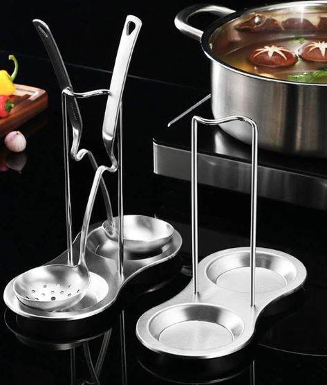 Stainless Steel Spoon Storage Rack (Spoons Excluded) - Image 4