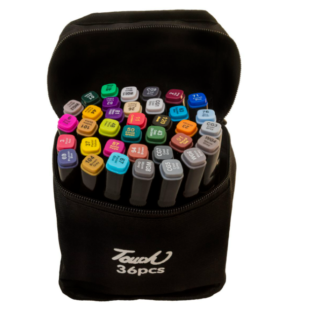 coloured dual marker and highlighter pen set (36 pcs) coloured dual marker and highlighter pen set (36 pcs)