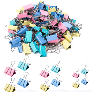 Colourful Binder Clips (25mm)(48 pcs)