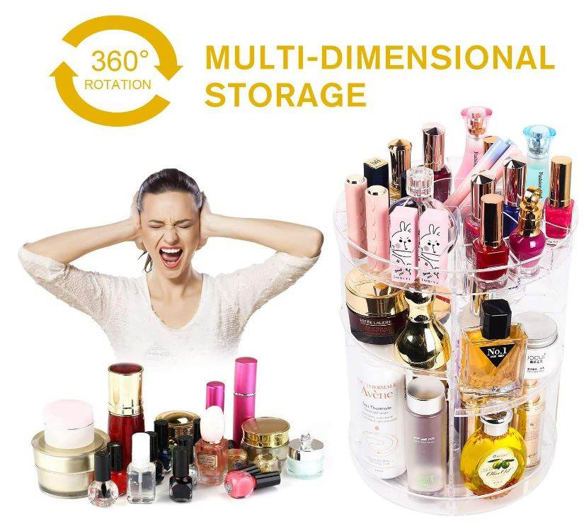 360 Degree Rotation Make Up Storage Shelf 360 Degree Rotation Make Up Storage Shelf