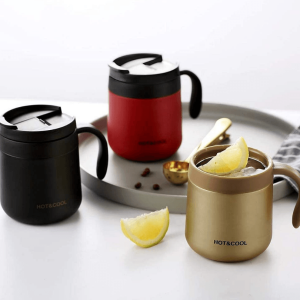 Double Steel Thermos Coffee Mug (500ml)