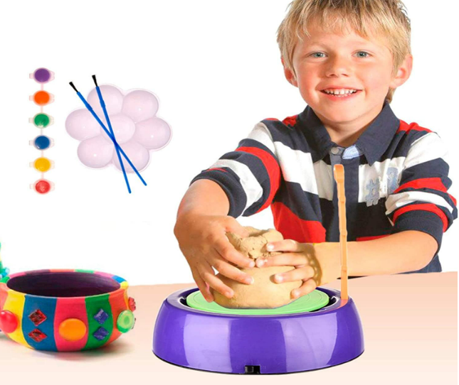 diy pottery wheel with clay set diy pottery wheel with clay set