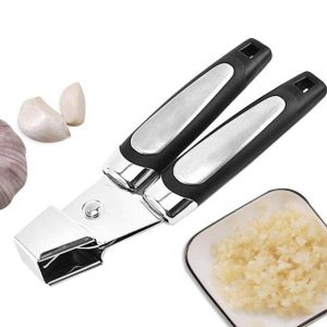 steel garlic crusher