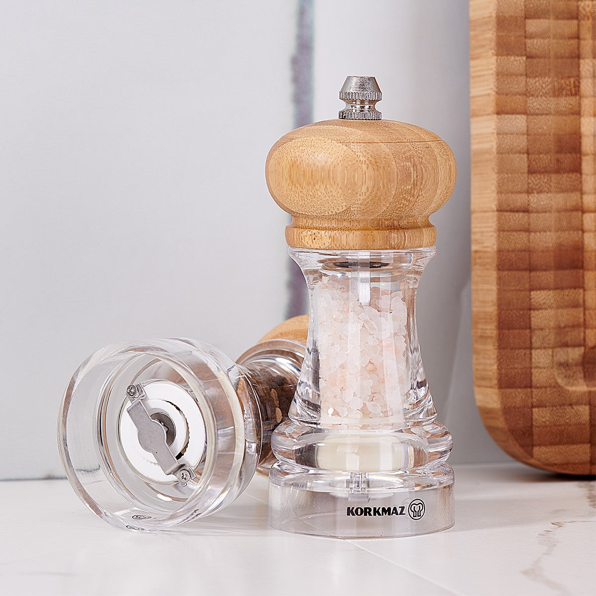premium acrylic wood seasoning mill grinder (each)