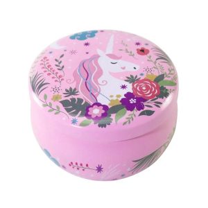 mon paris aroma candle in colourful patterned tin (65ml)