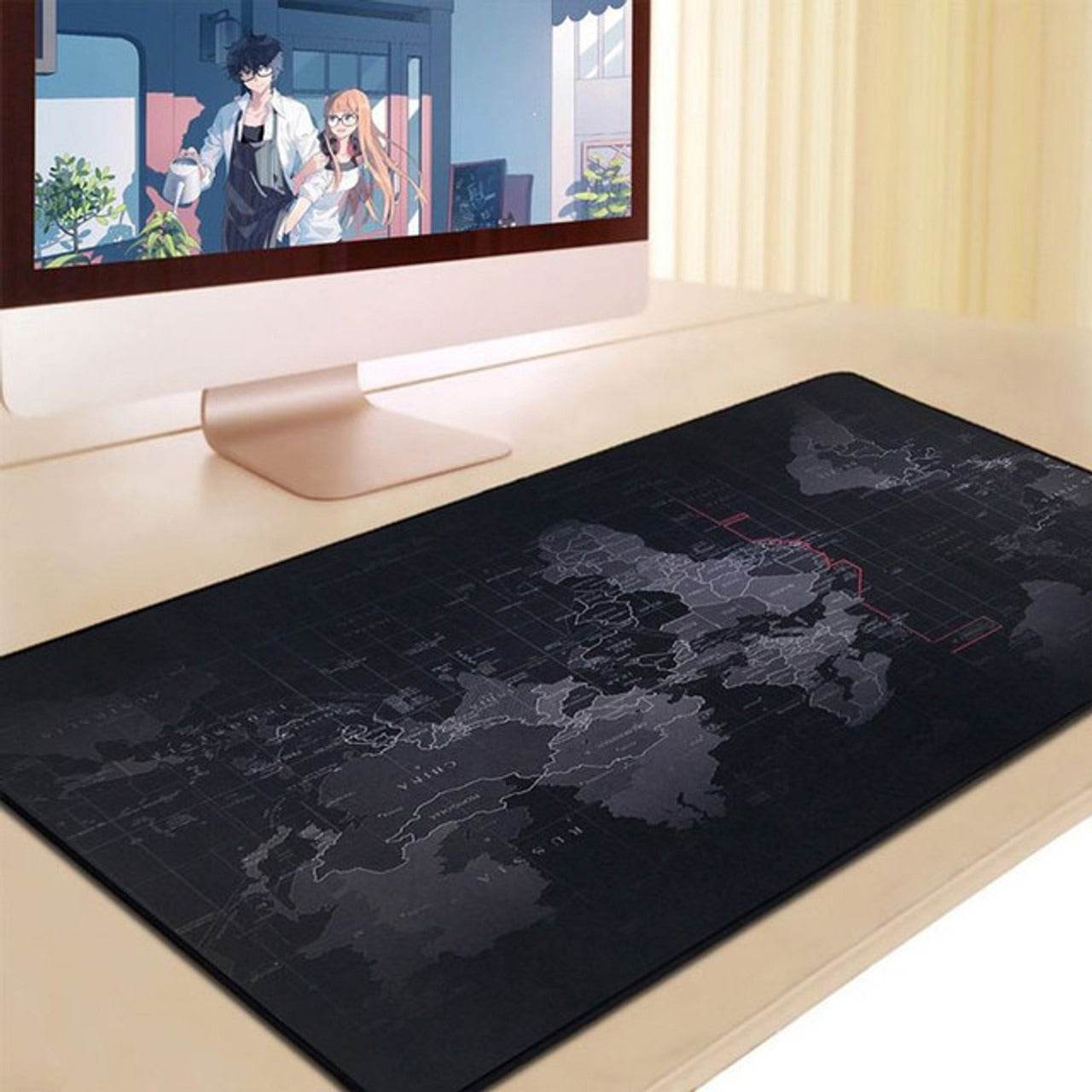 large anti slip world map mouse pad large anti slip world map mouse pad
