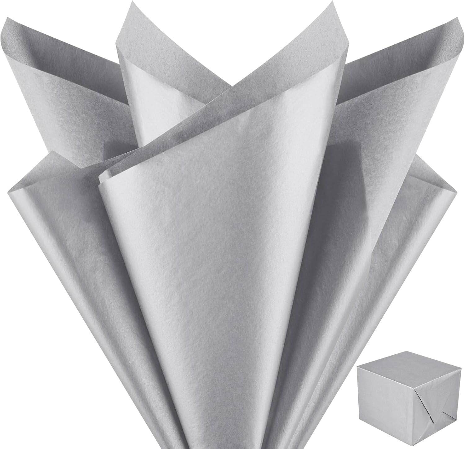 ultra premium shimmer tissue wrap (silver)(10 pcs) ultra premium shimmer tissue wrap (silver)(10 pcs)