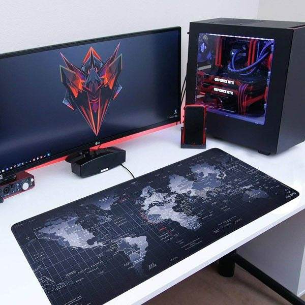 large anti slip world map mouse pad large anti slip world map mouse pad