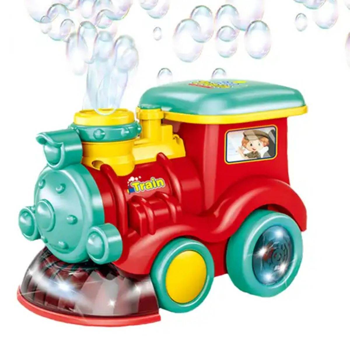 Musical Bubble Blowing Steam Locomotive Toy - Image 2