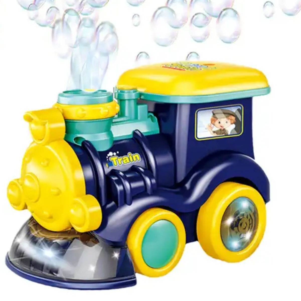 Musical Bubble Blowing Steam Locomotive Toy - Image 5