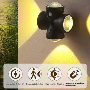 rechargeable magnetic motion sensor night light