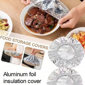 reusable aluminium foil food covers (38cm)(10 pcs)