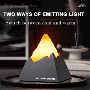 volcano design portable waterless diffuser lamp
