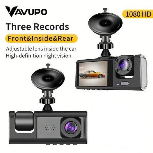 3 channel 1080p mini vehicle dash cam 3 channel 1080p mini vehicle dash cam