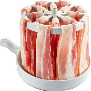 amazing microwave crispy bacon maker