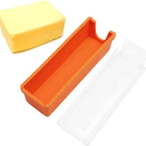 lightweight butter slice storage container