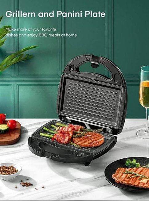 3in1 sandwich waffle steak maker