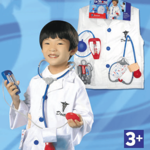 doctor dress up with accessories (3 to 8 years)