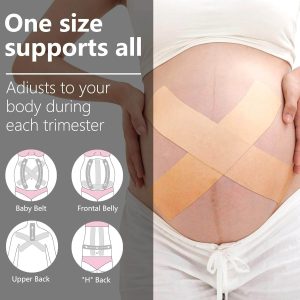 kinesiology strain relief tape for pregnancy tummy