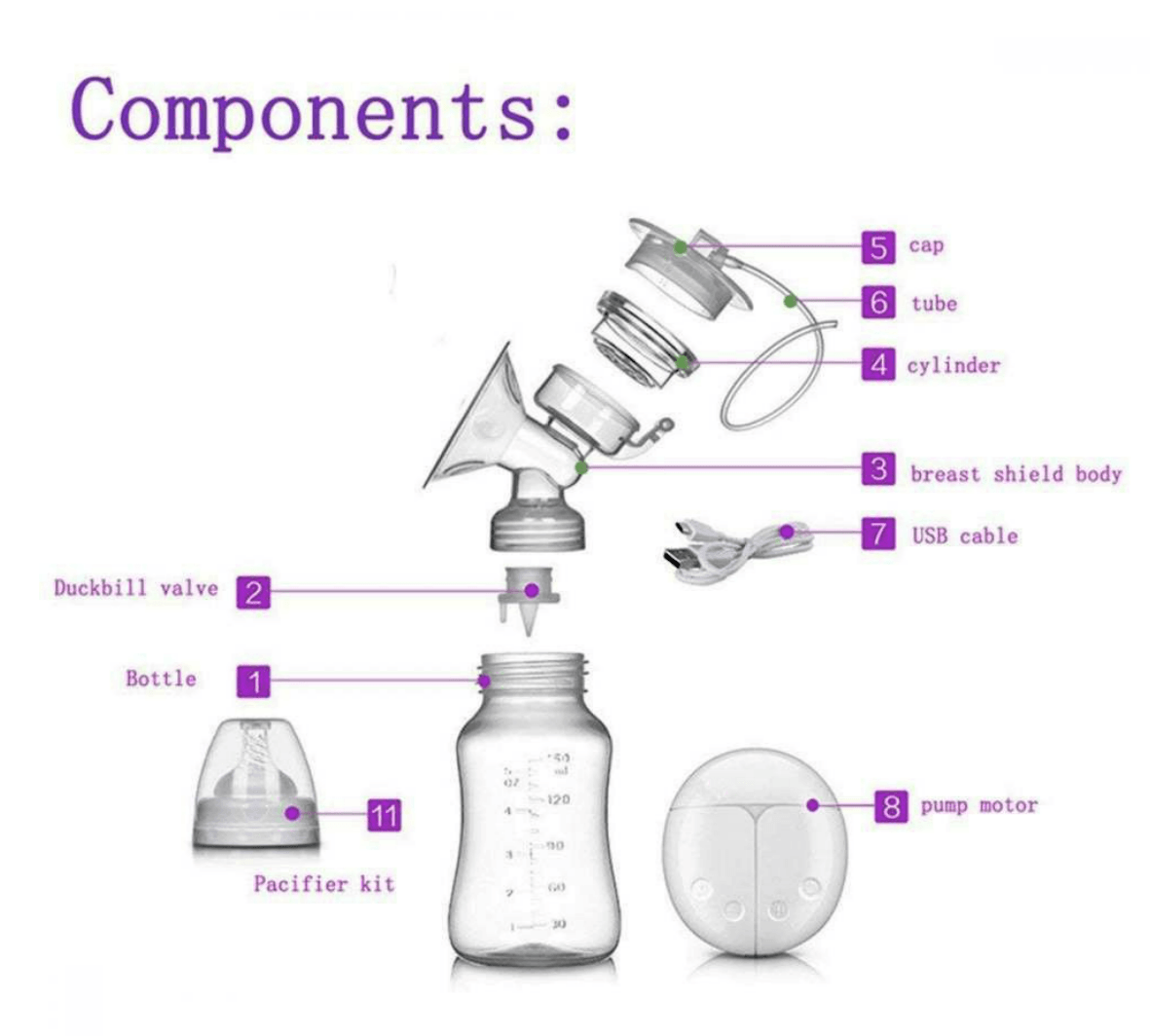 electric usb breast pump electric usb breast pump