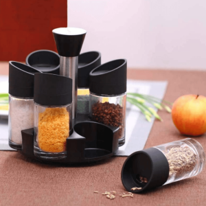 round spice rack set (6 pcs)
