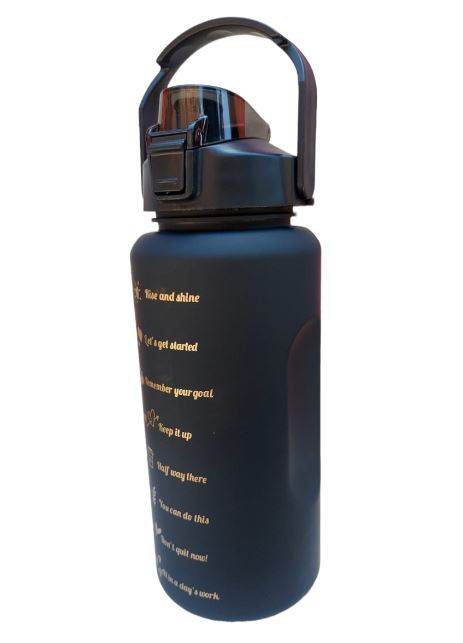 Motivational Bottle (2L)(Black) Motivational Bottle (2L)(Black) - Image 3