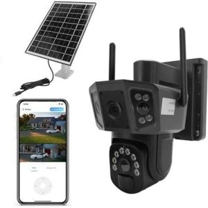 4k solar security cameras outdoor (wifi)