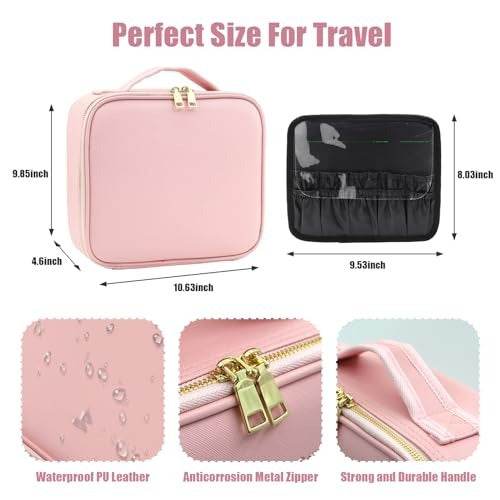 lighted makeup case with mirror lighted makeup case with mirror