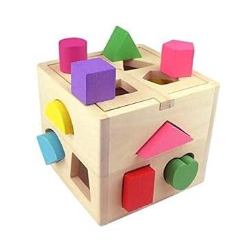 wooden shape box (15 hole) wooden shape box (15 hole)