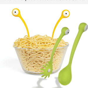 Monster Pasta And Salad Server Set (Green)