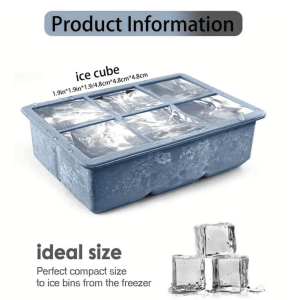 square silicone ice mold (each)
