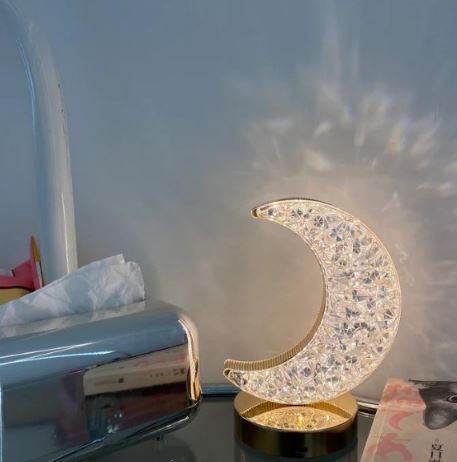 Modern Luxury Crystal Moon Lamp Modern Luxury Crystal Moon Lamp - Image 3