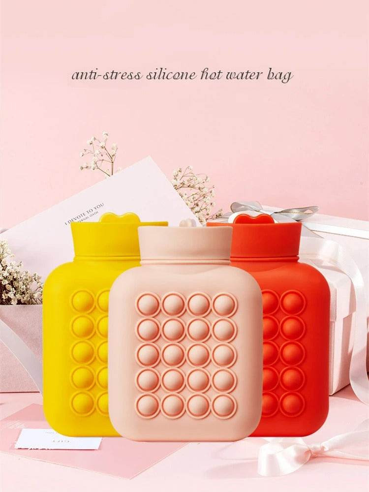 Hot And Cold Compress Water Bottle Pop-It Bag (500ml)(Yellow) Hot And Cold Compress Water Bottle Pop-It Bag (500ml)(Yellow) - Image 11