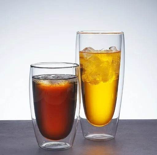 double walled glass cup (350ml)