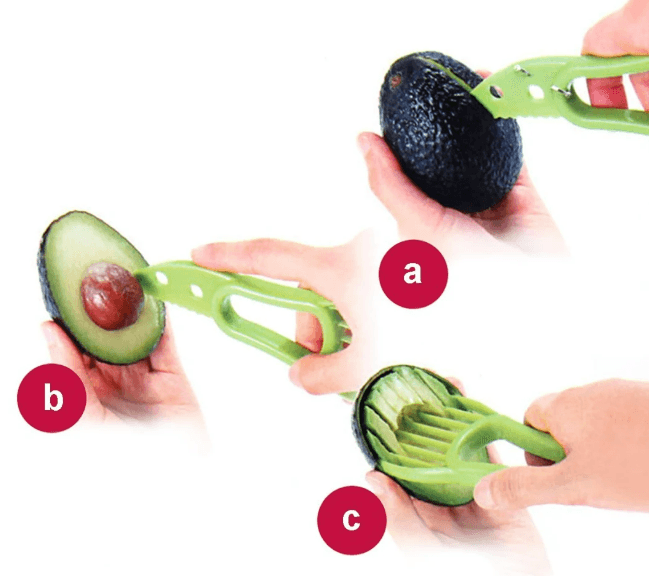 3in1 avocado cutter slicer