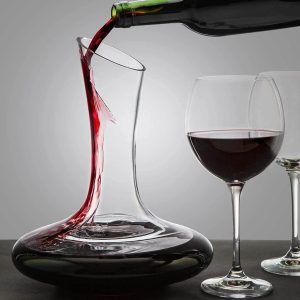 Wide Base Wine Decanter