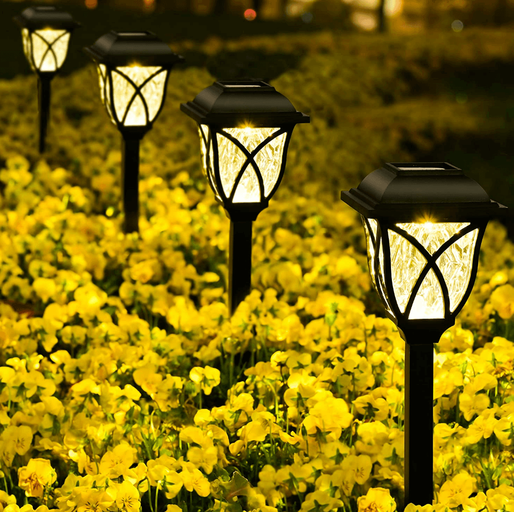outdoor solar garden lights (6 pcs) outdoor solar garden lights (6 pcs)