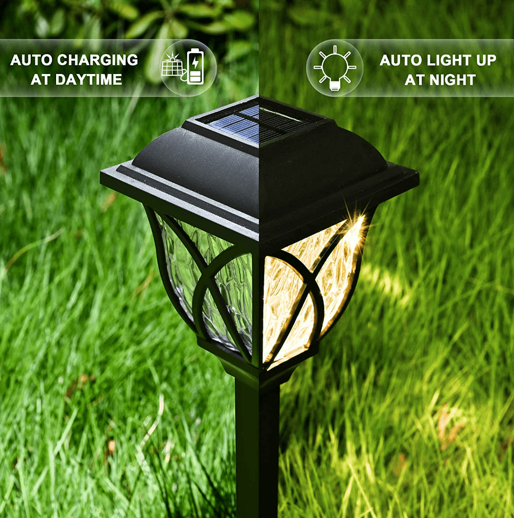 outdoor solar garden lights (6 pcs) outdoor solar garden lights (6 pcs)