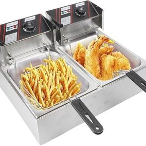 electric deep fryer (5.5l + 5.5l)