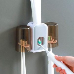 wall mount toothpaste dispenser